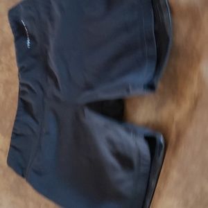 IAB womens yoga /workout shorts. Size 8 with 5" inseam.  Silicone strip on legs.